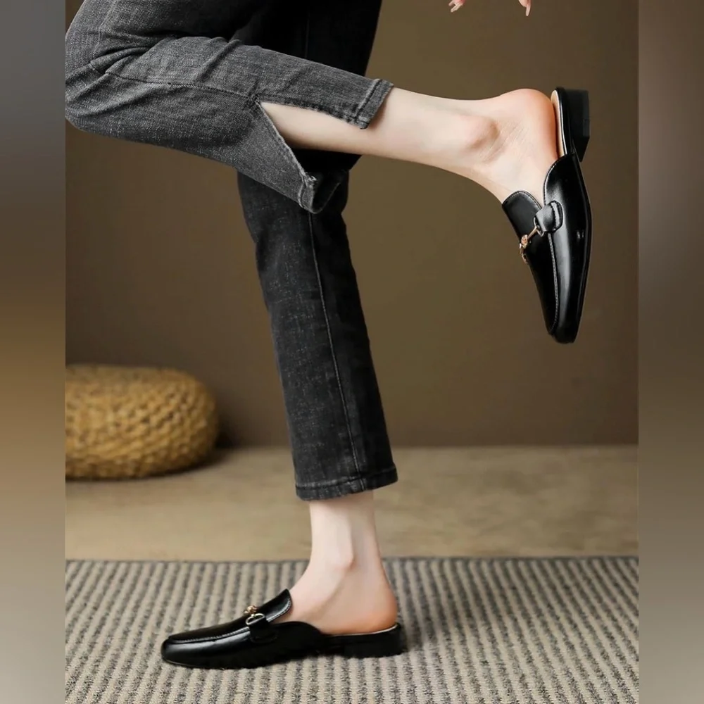 Black Women’s Mules - Picture 5 of 11